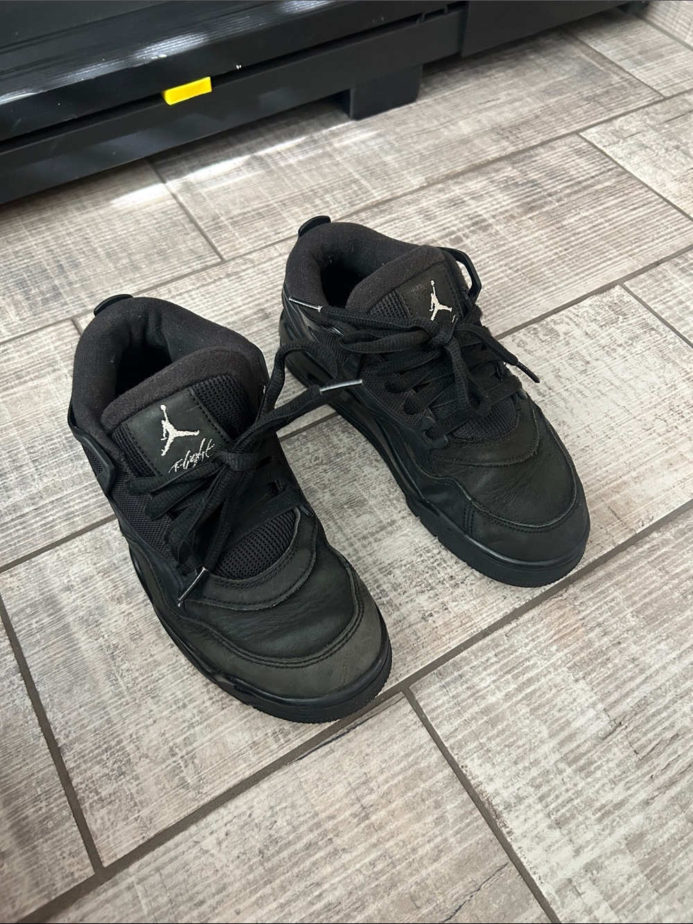 Nike Air Jordan Retro 4 RM "Black Cat" Shoes PS Size 6Y (Youth)